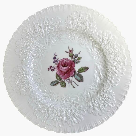 Spode Copeland/England Bone China Y2862 'Bridal Rose' 10.5" Dinner Plates-Set 2 - Picture 2 of 10